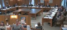 Rep. Jodi Newell speaks to a House Committee