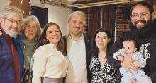 Bill and Sue Hay, Rep. Jodi Newell, Bobby Williams, Rep. Amanda Toll, Alberto and Jory Soto