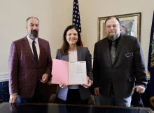 Kelly Ayotte and Jason Osborne