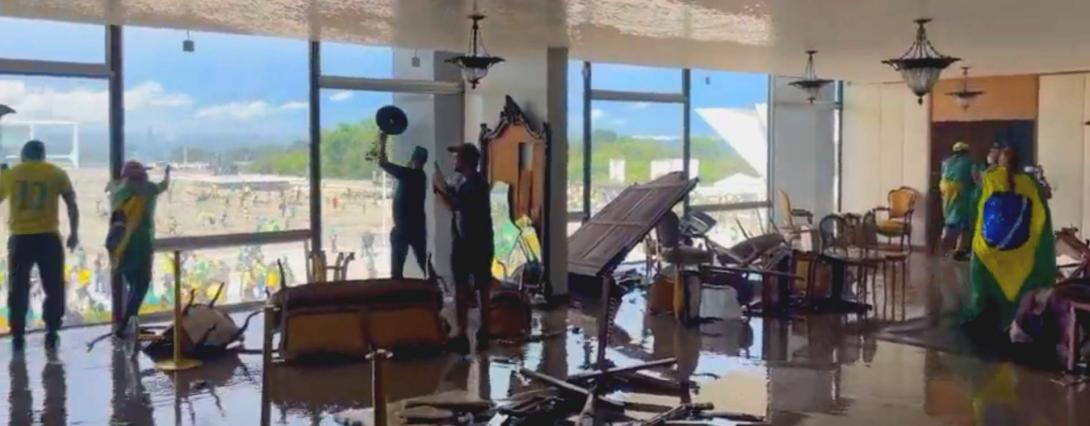 Rioters in Brazilian government