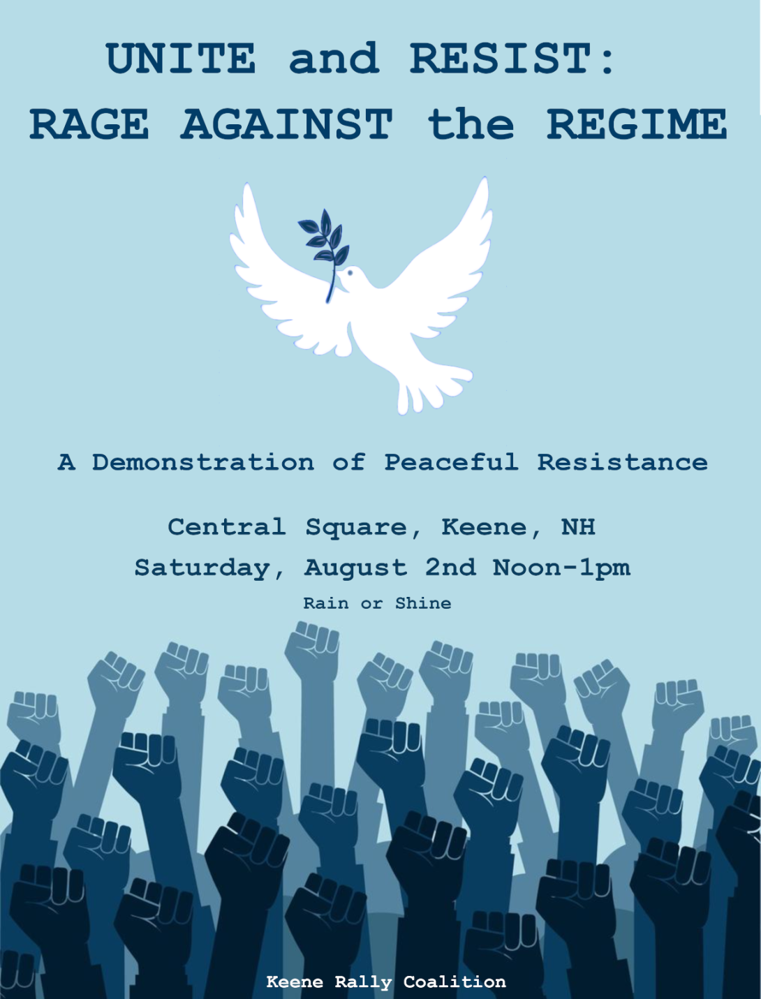 Unite and Resist: Rage against the Regime