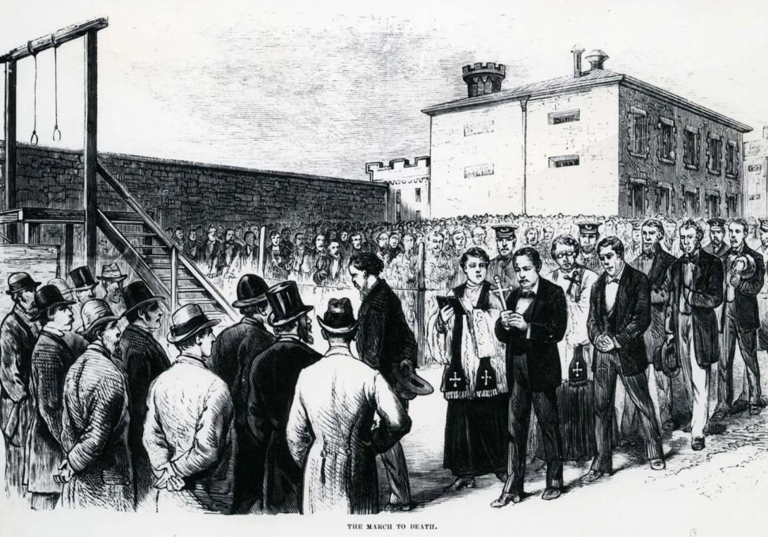 Molly McGuires marching to execution