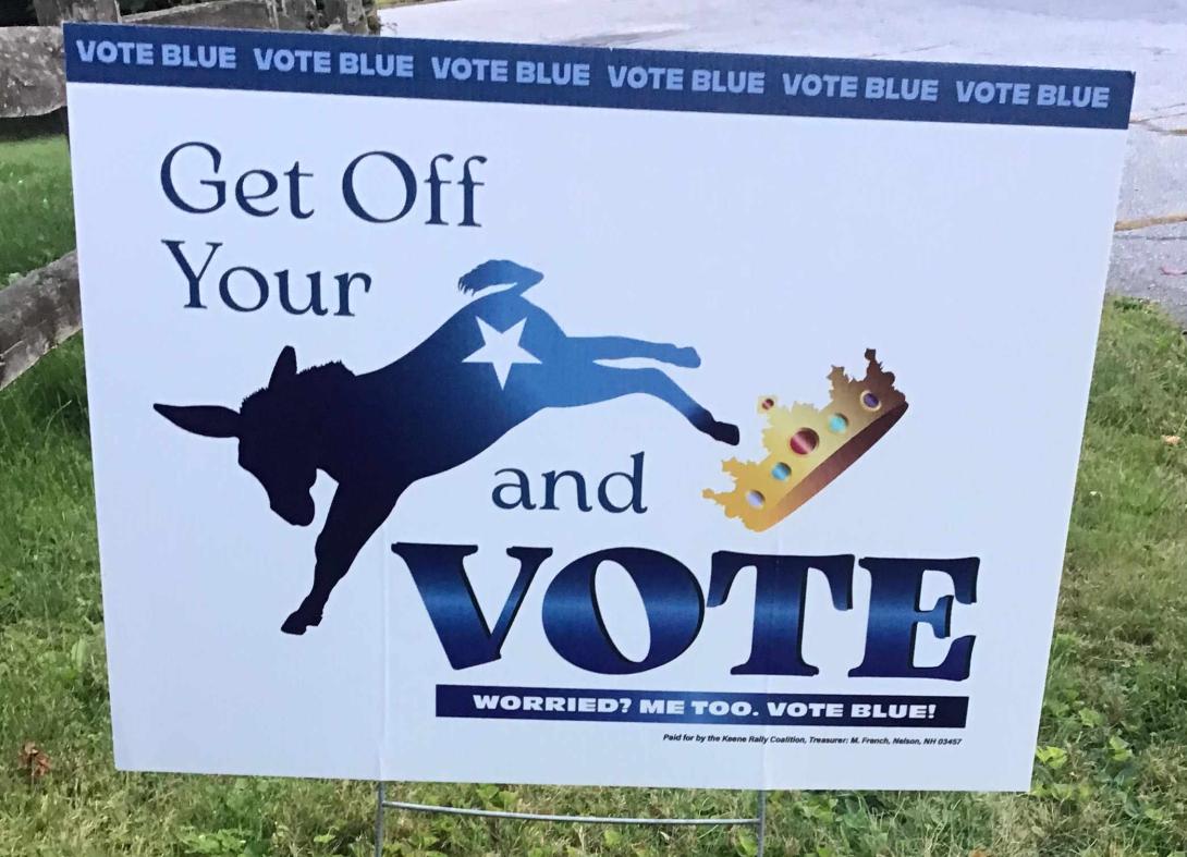 Get off your ass and vote